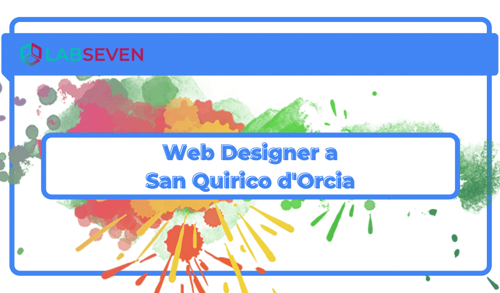 Web Designer a San Quirico d'Orcia
